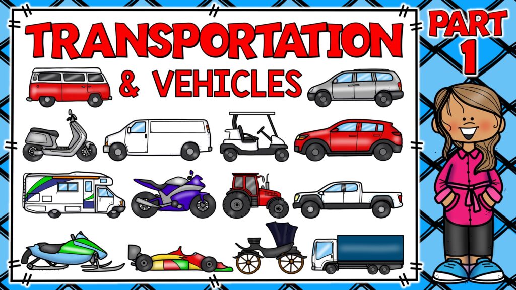 medios de transporte en inglés y español