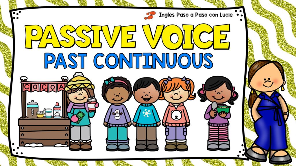 passive voice past continuous tense