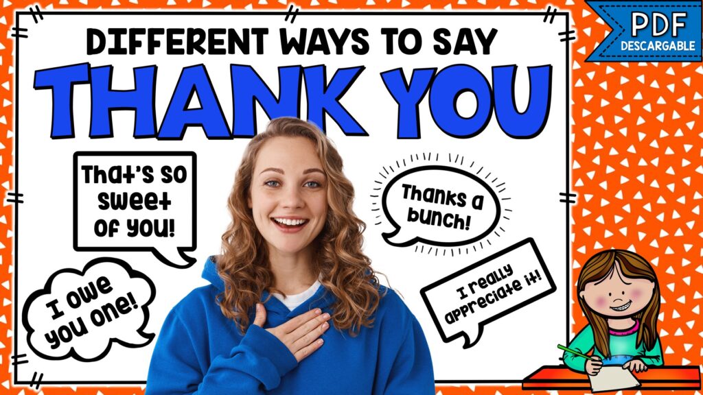 diferentes formas de decir gracias en inglés