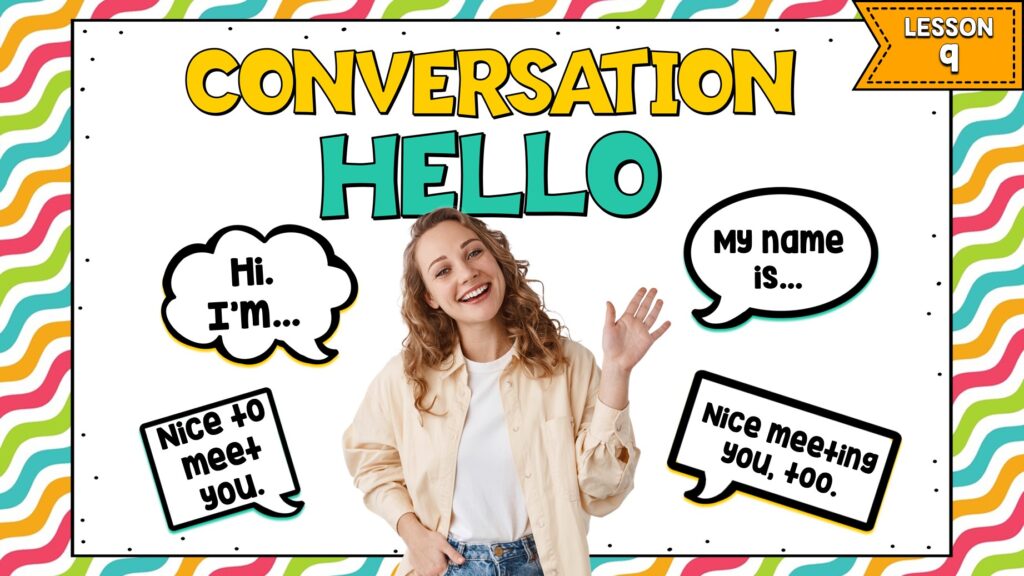 conversación en inglés para principiantes
cómo usar nice to meet you