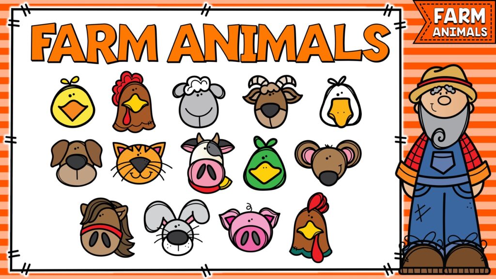 animales de la granja en inglés y español