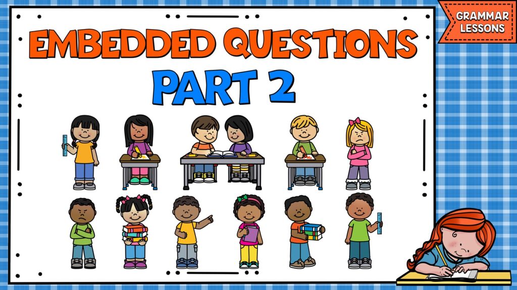 ejercicio de embedded questions en inglés