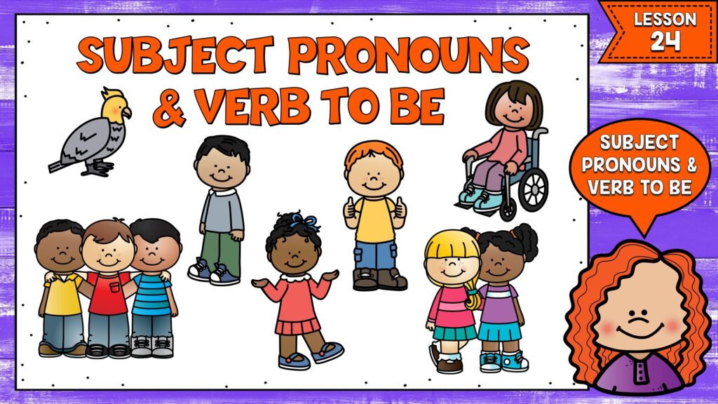 pronombres personales y verbo to be en inglés