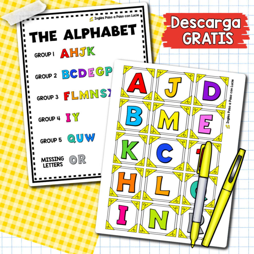 el alfabeto en inglés - guía de estudio