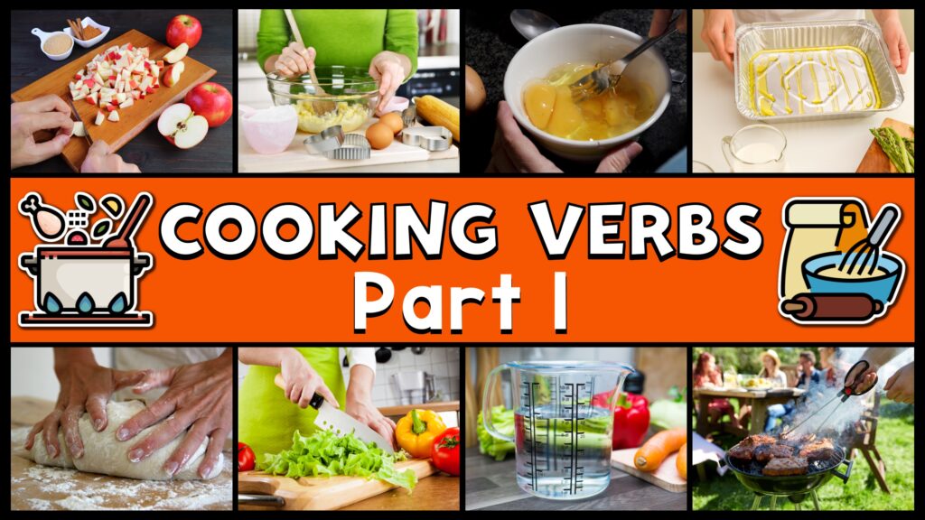 verbos en inglés para cocinar