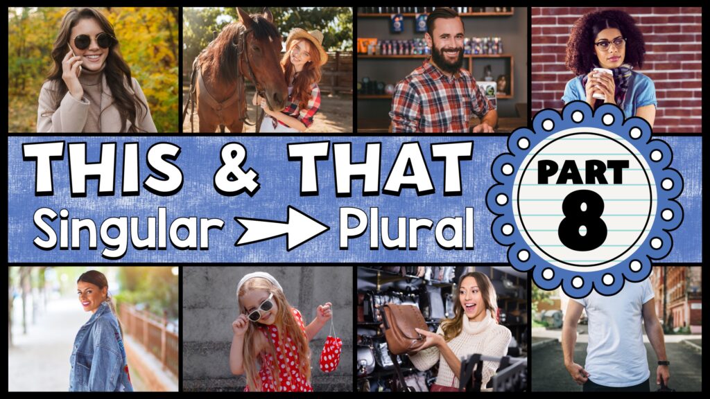 Singular y Plural en Inglés