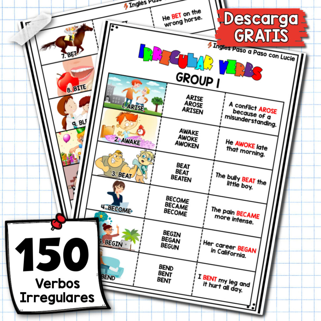 Verbos Irregulares en Inglés