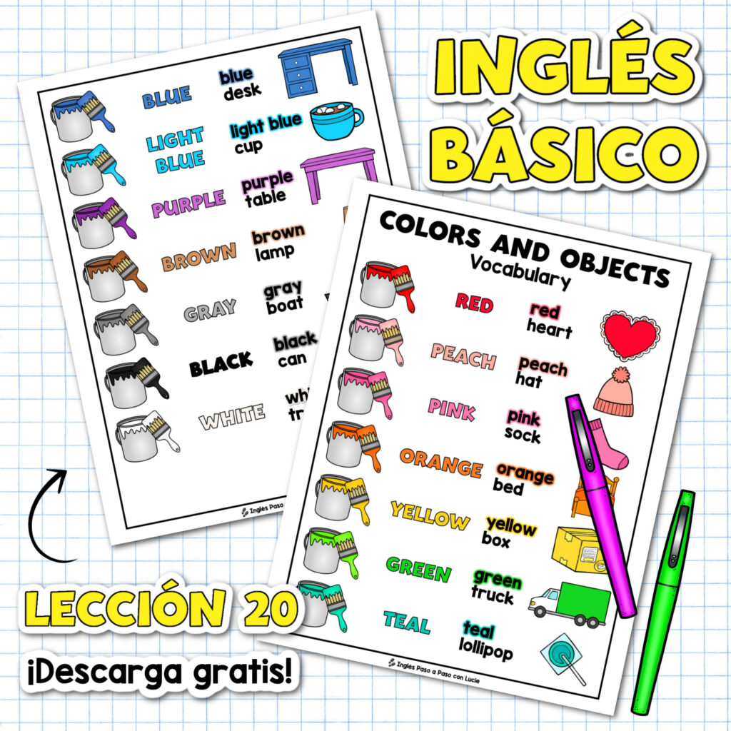 Los Colores en Inglés